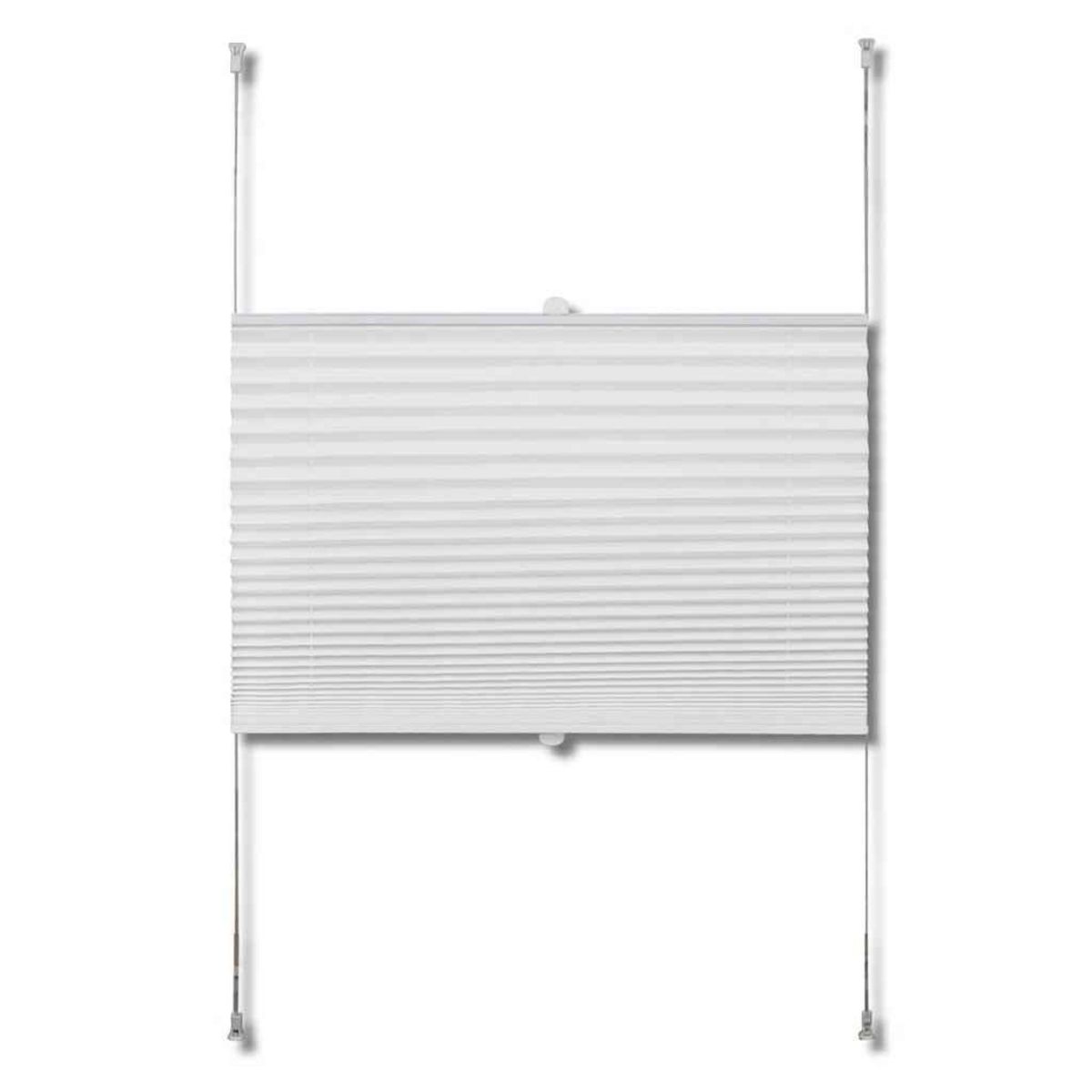 VIDAXL Store plisse 80x150 cm Blanc