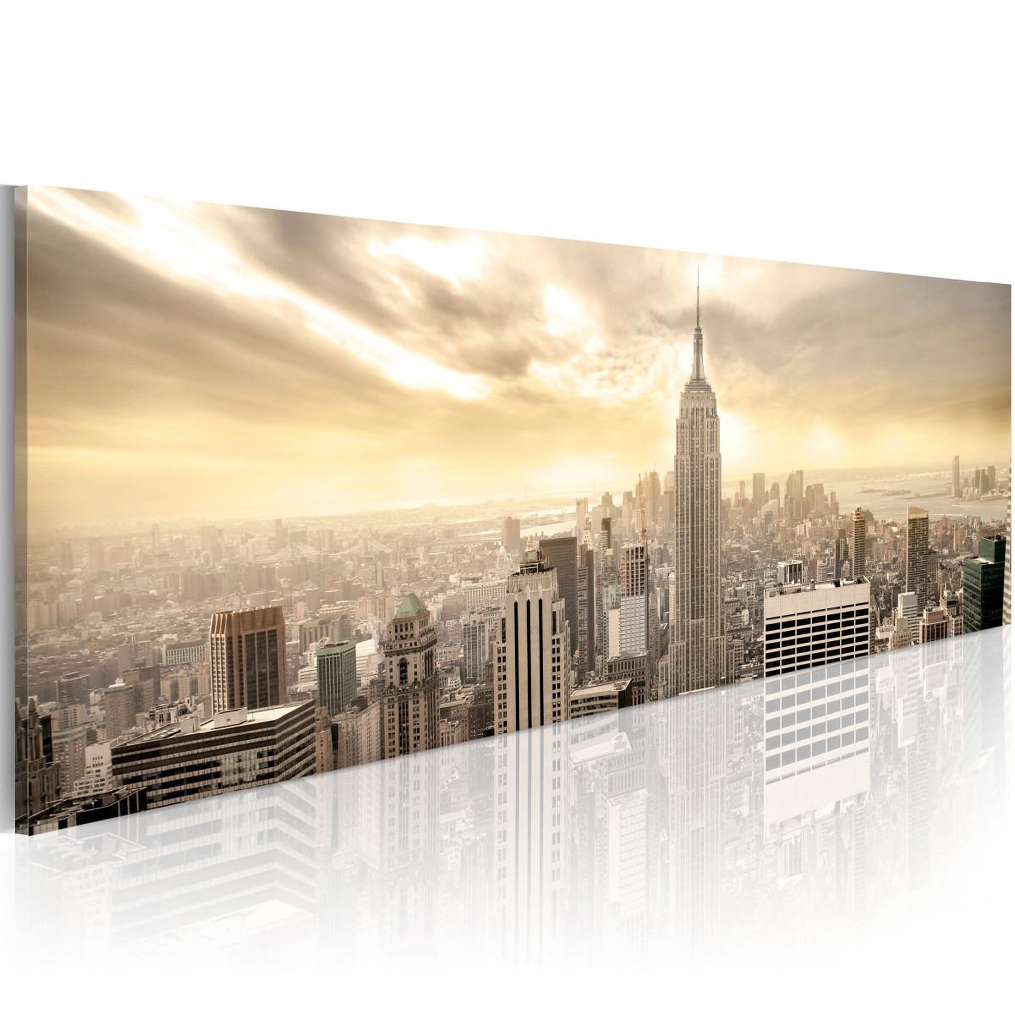 Paris Prix Tableau imprimé  new york city among the clouds. Coloris disponibles : Multicolore