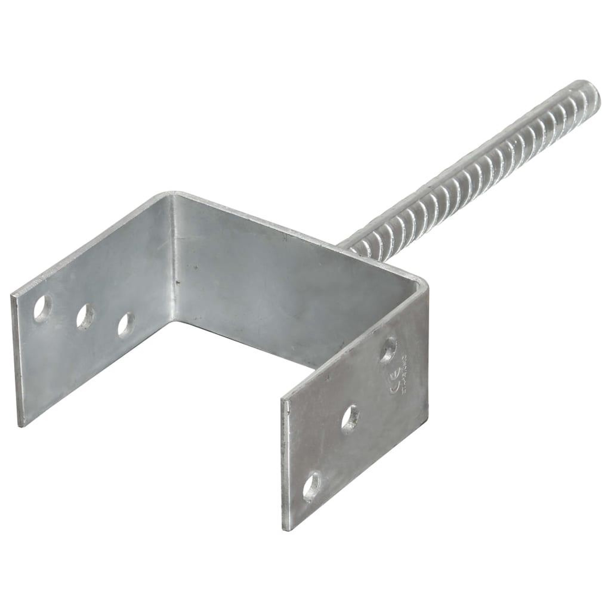 Voir la diapositive 2 : VIDAXL Piquets de cloture 6 pcs Argente 12x6x30 cm Acier galvanise