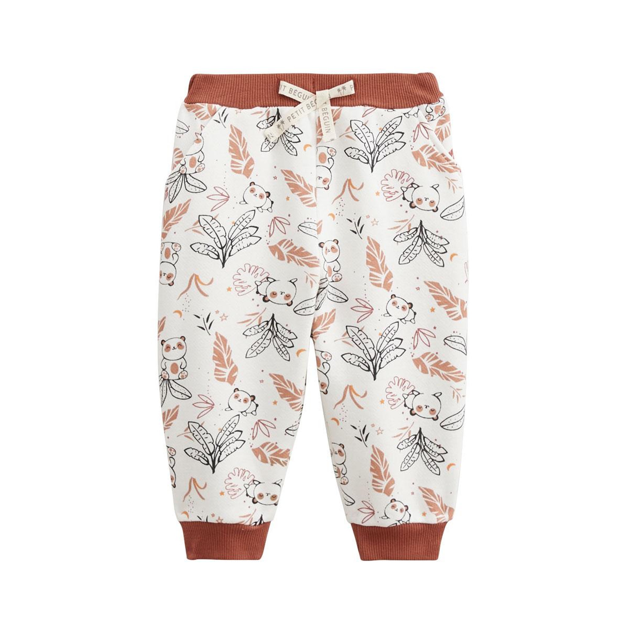 Voir la diapositive 4 : Petit Béguin Ensemble bébé sweat-shirt et pantalon en molleton Maloueg