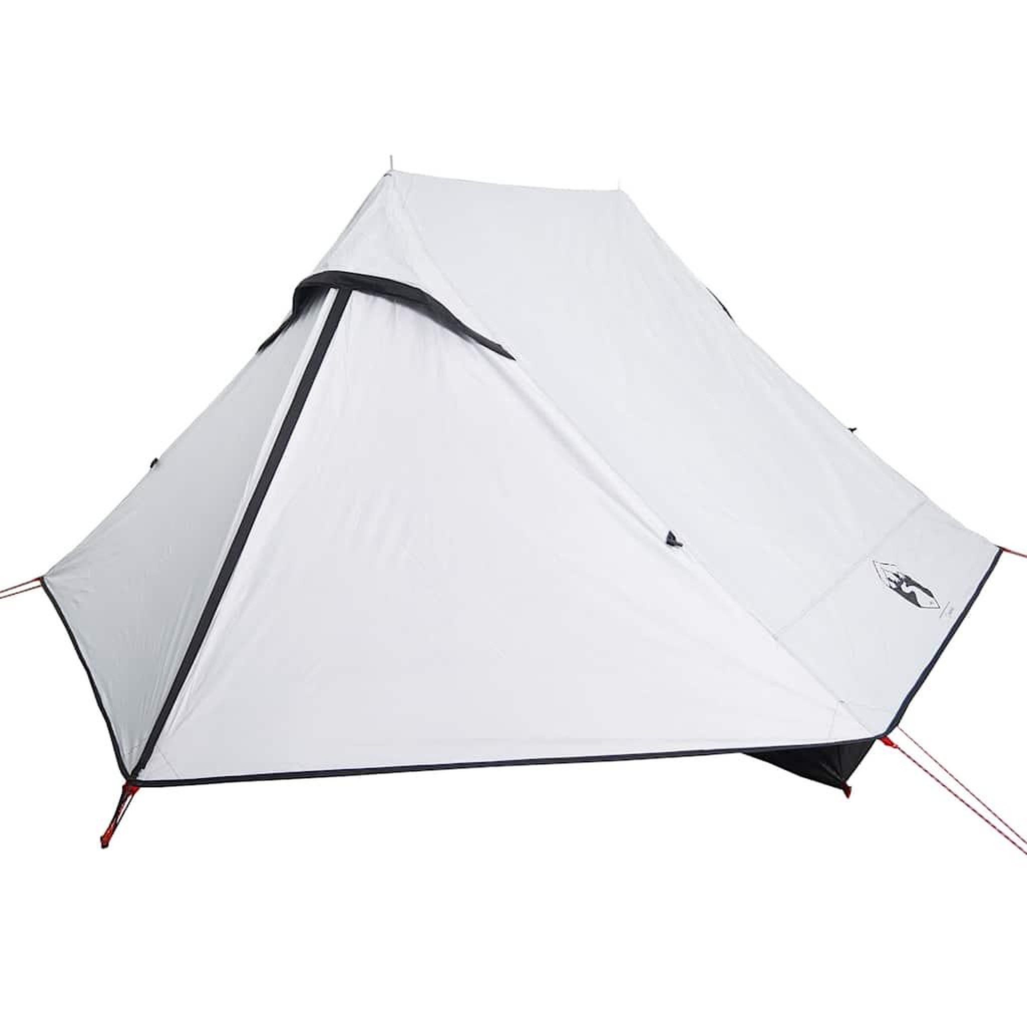 Voir la diapositive 3 : VIDAXL Tente de camping 2 personnes blanc tissu occultant impermeable