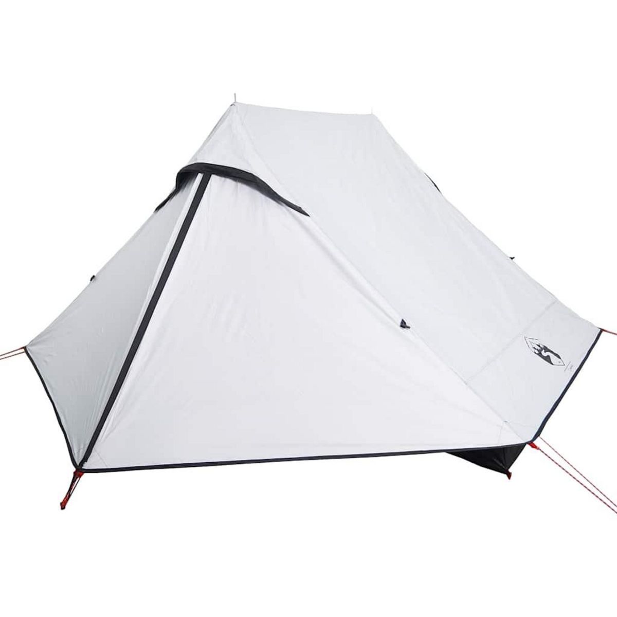 VIDAXL Tente de camping 2 personnes blanc tissu occultant impermeable