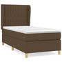 Voir la diapositive 2 : VIDAXL Sommier a lattes de lit avec matelas Marron fonce 80x200 cm
