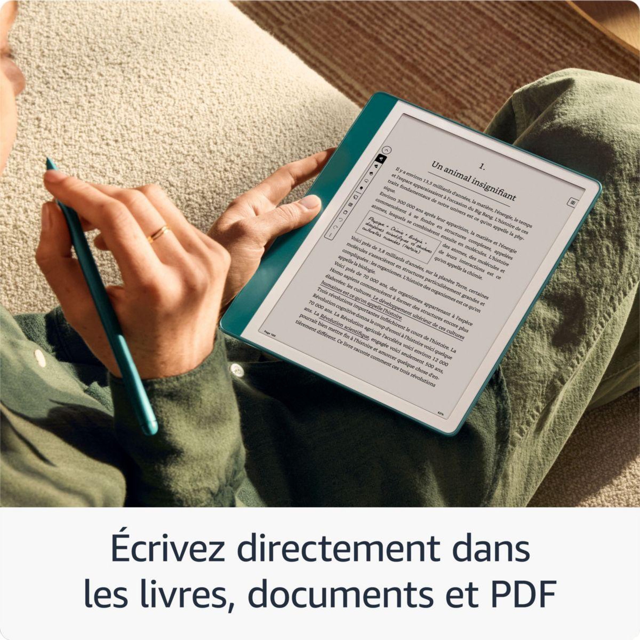 Voir la diapositive 4 : AMAZON Bloc-notes numérique kindle scribe 16go (modèle 2024)