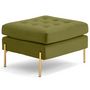 Voir la diapositive 3 : LISA DESIGN Isaure - pouf en velours