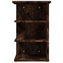 Voir la diapositive 5 : VIDAXL Armoire laterale Chene fume 35x35x55 cm Bois d'ingenierie