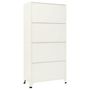 Voir la diapositive 4 : VIDAXL Armoire a casiers Gris et bleu 90x45x180 cm Acier