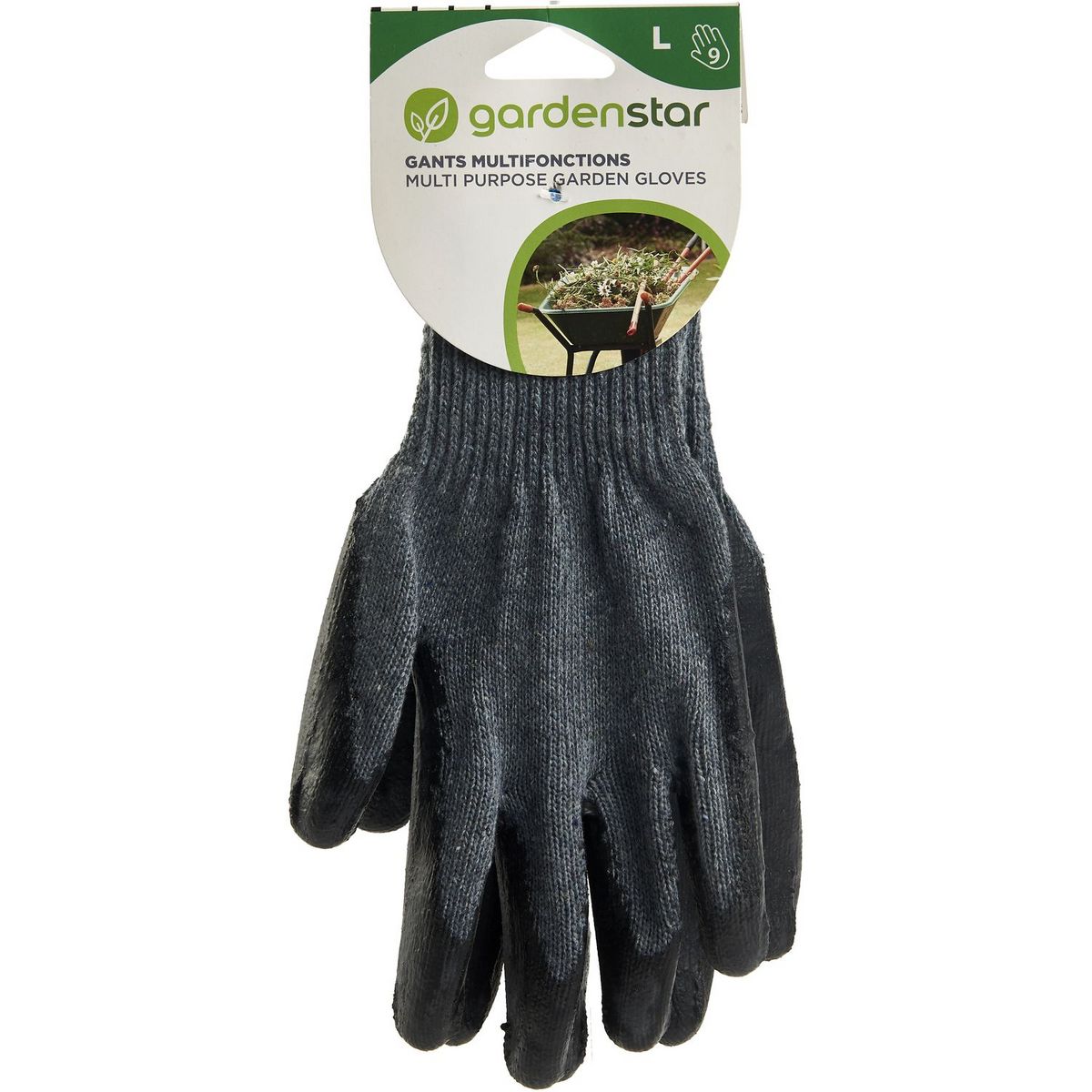 GARDENSTAR Gants de jardinage multifonctions taille 9 (L)