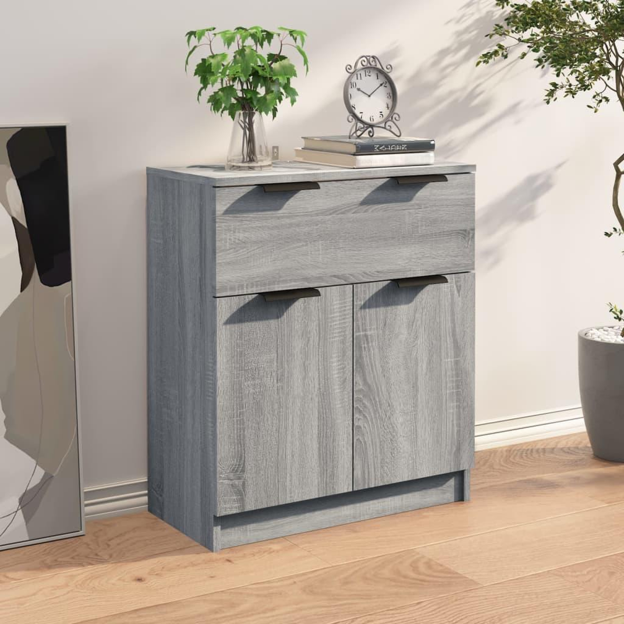 Voir la diapositive 3 : VIDAXL Buffet Sonoma gris 60x30x70 cm Bois d'ingenierie
