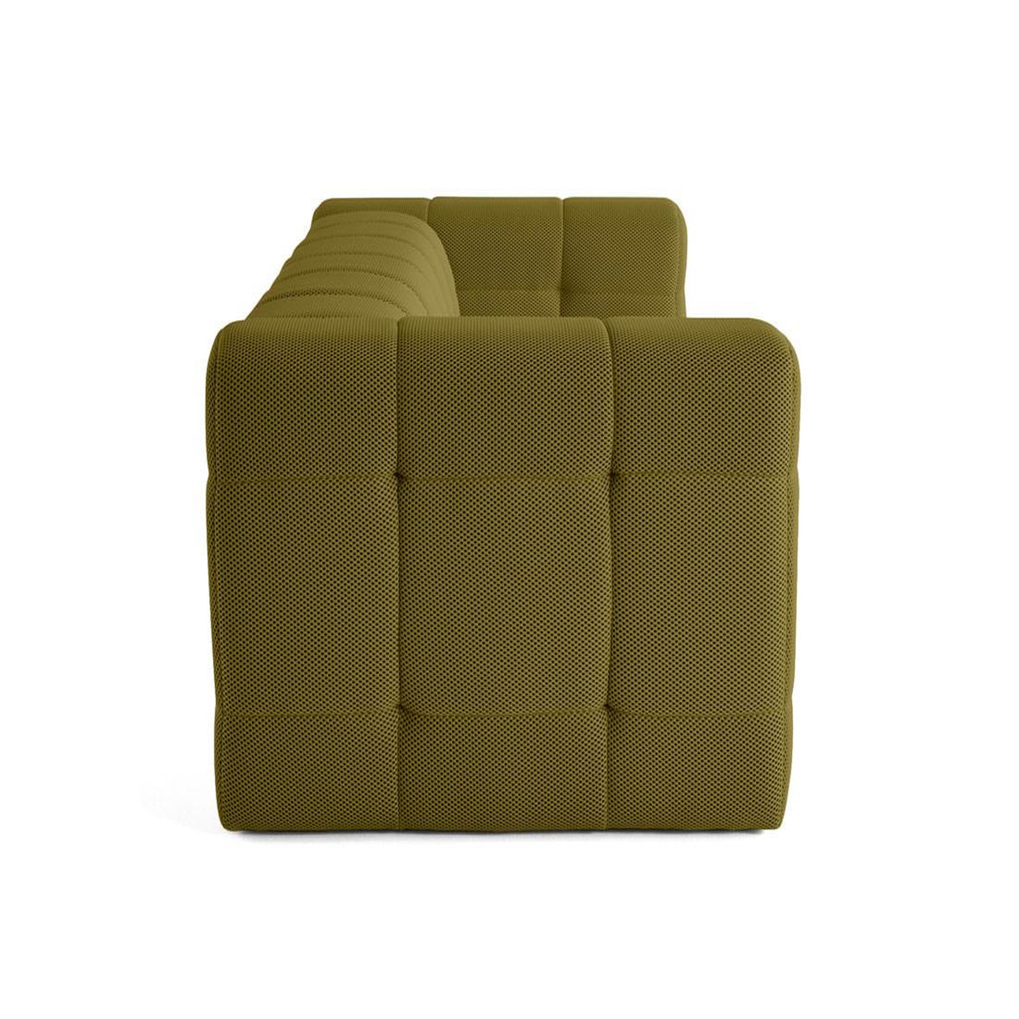Voir la diapositive 6 : LISA DESIGN Suzano - canapé 3 places - en tissu mailles 3d