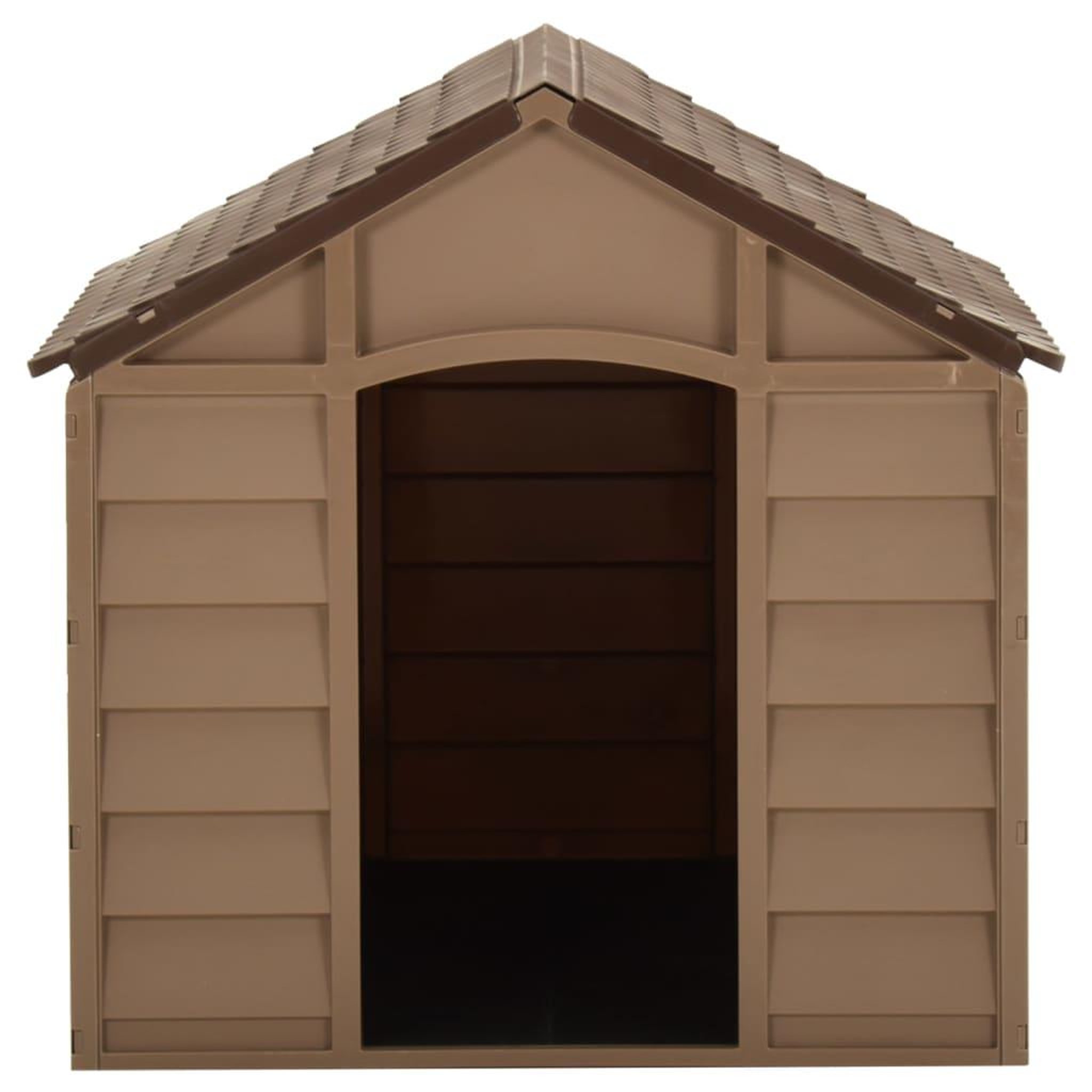 Voir la diapositive 2 : VIDAXL Niche pour chiens Marron 71x71,5x68 cm PP