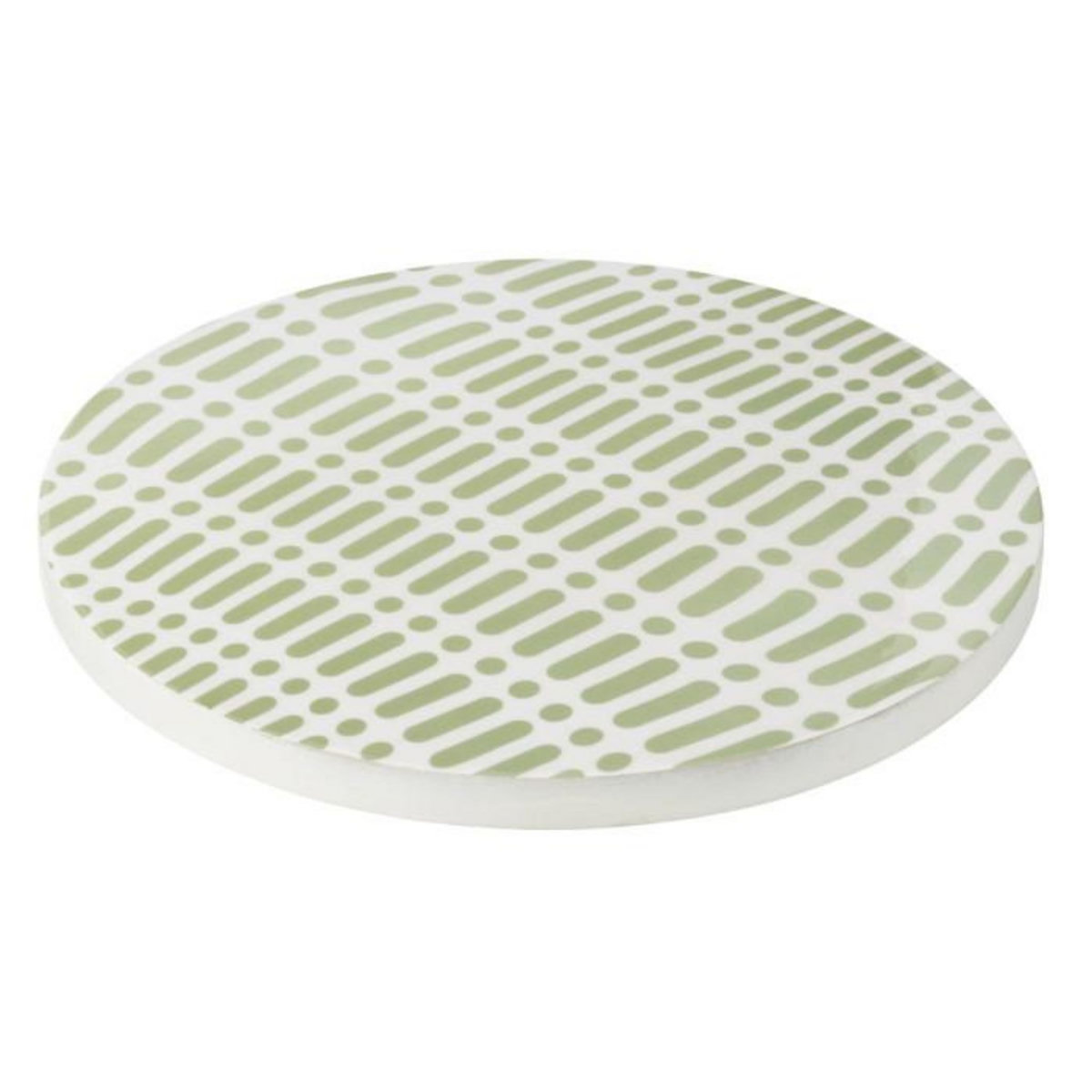 Paris Prix Plateau Tournant en Bois  Tod  45cm Vert & Blanc