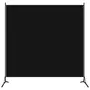 VIDAXL Cloison de separation noir 175x180 cm tissu