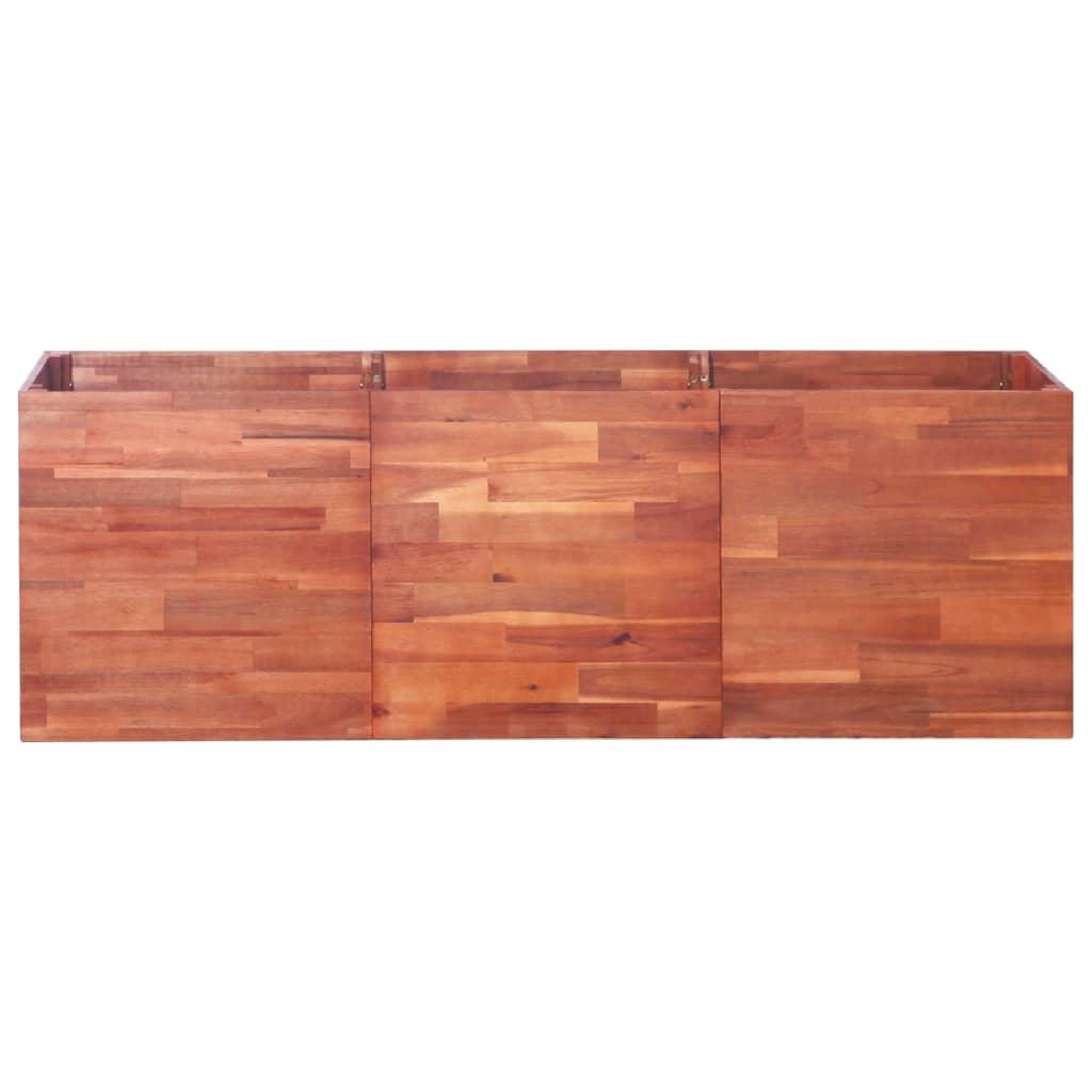 Voir la diapositive 2 : VIDAXL Lit sureleve de jardin Bois d'acacia 150x50x50 cm