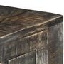 Voir la diapositive 4 : VIDAXL Bureau Noir 110 x 50 x 75 cm Bois de manguier massif