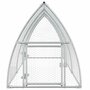 Voir la diapositive 5 : VIDAXL Cage pour poules argente 300x105x120 cm acier galvanise
