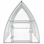 Voir la diapositive 5 : VIDAXL Cage pour poules argente 300x105x120 cm acier galvanise
