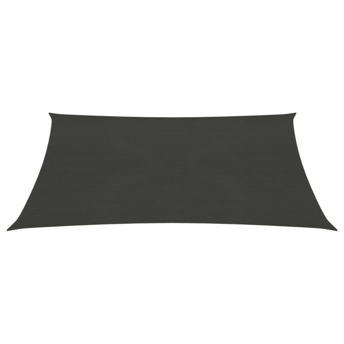VIDAXL Voile d'ombrage 160 g/m^2 Anthracite 2x2,5 m PEHD