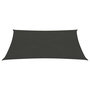 Voir la diapositive 3 : VIDAXL Voile d'ombrage 160 g/m^2 Anthracite 2x2,5 m PEHD