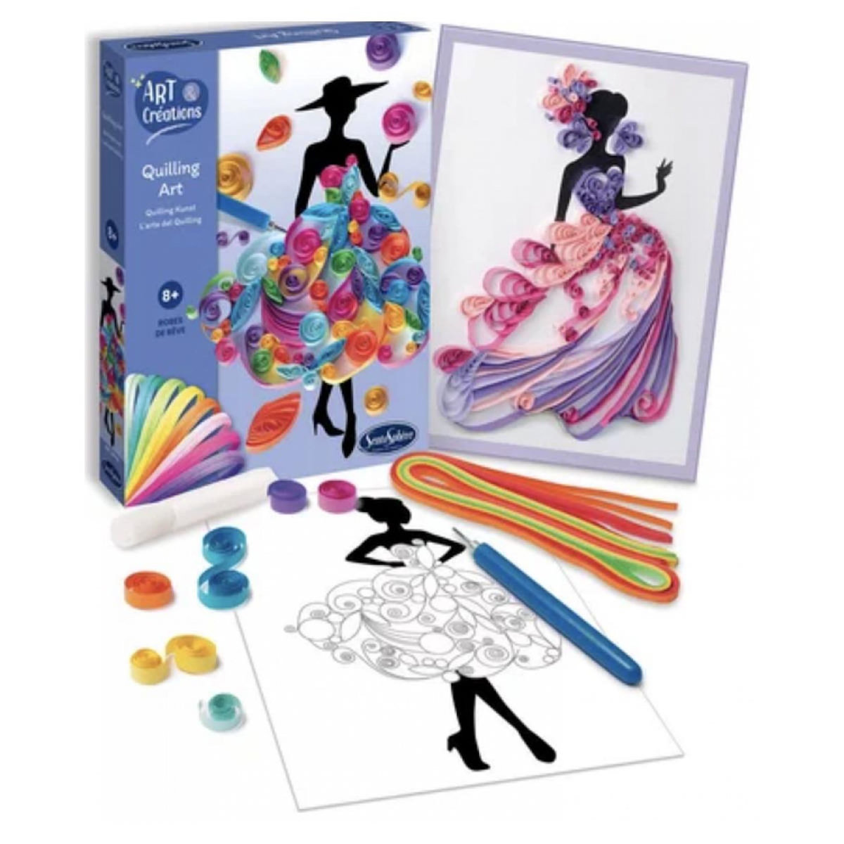 Sentosphere Quilling art - Robes de rêve