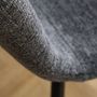 Voir la diapositive 5 : IDIMEX Lot de 4 chaises AUDREY en tissu