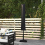 Voir la diapositive 4 : OUTSUNNY Housse de protection imperméable pour parasol droit avec fermeture éclair et cordon de serrage noir