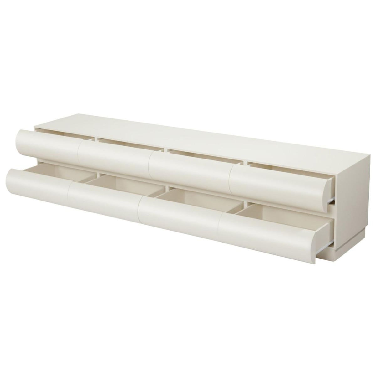 Paris Prix Meuble TV 8 Tiroirs  Sherazade  180cm Crème