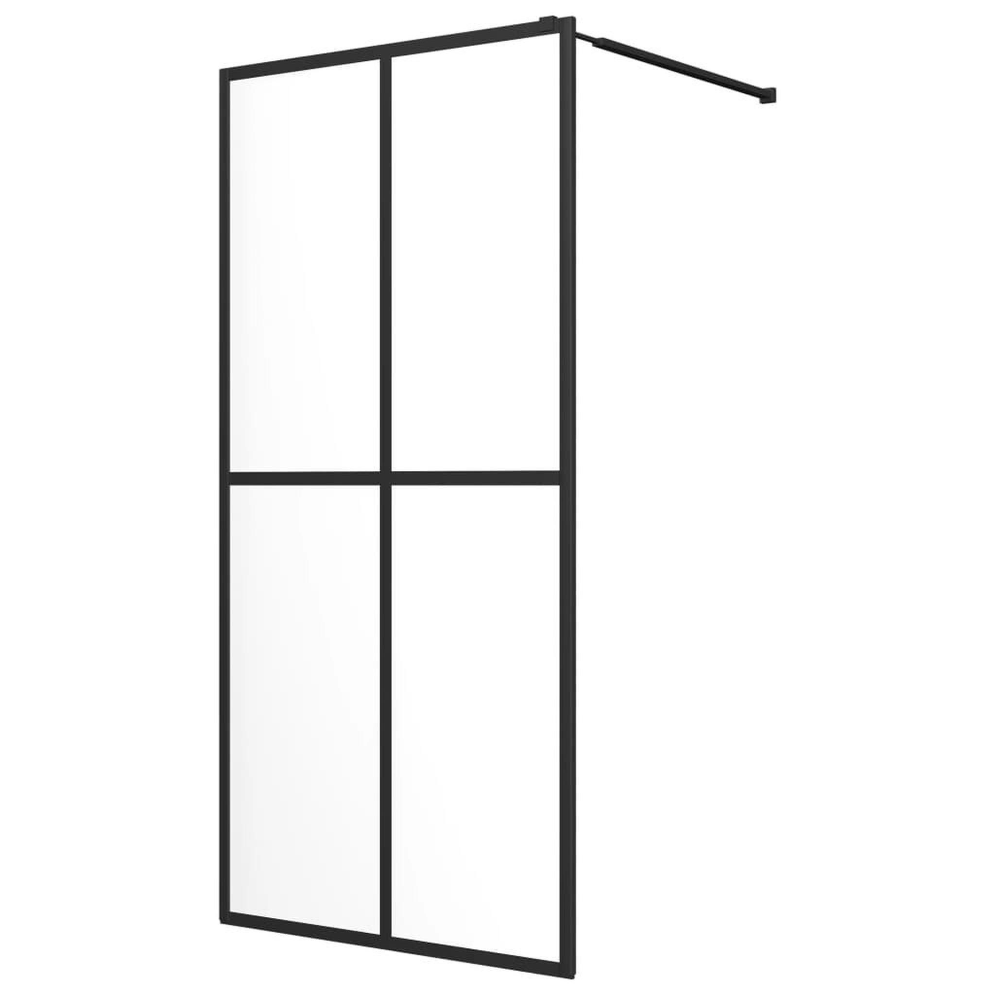 Voir la diapositive 2 : VIDAXL Ecran de douche Verre trempe transparent 100x195 cm