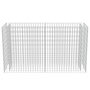 Voir la diapositive 5 : VIDAXL Lit sureleve a gabion Acier galvanise 180x50x100 cm