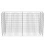 Voir la diapositive 5 : VIDAXL Lit sureleve a gabion Acier galvanise 180x50x100 cm