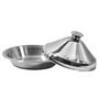 Voir la diapositive 2 : Paris Prix Tajine en Inox  Induction  24cm Argent