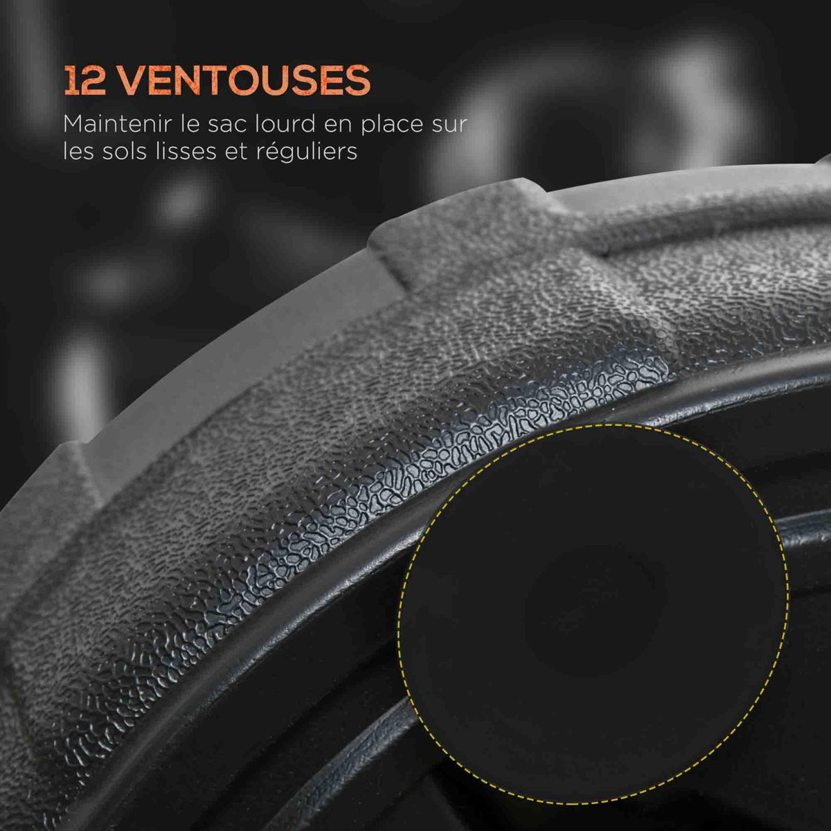 HOMCOM Punching ball sur pied hauteur réglable H.147 -165cm - ressort central, socle ventouses - bleu blanc rouge