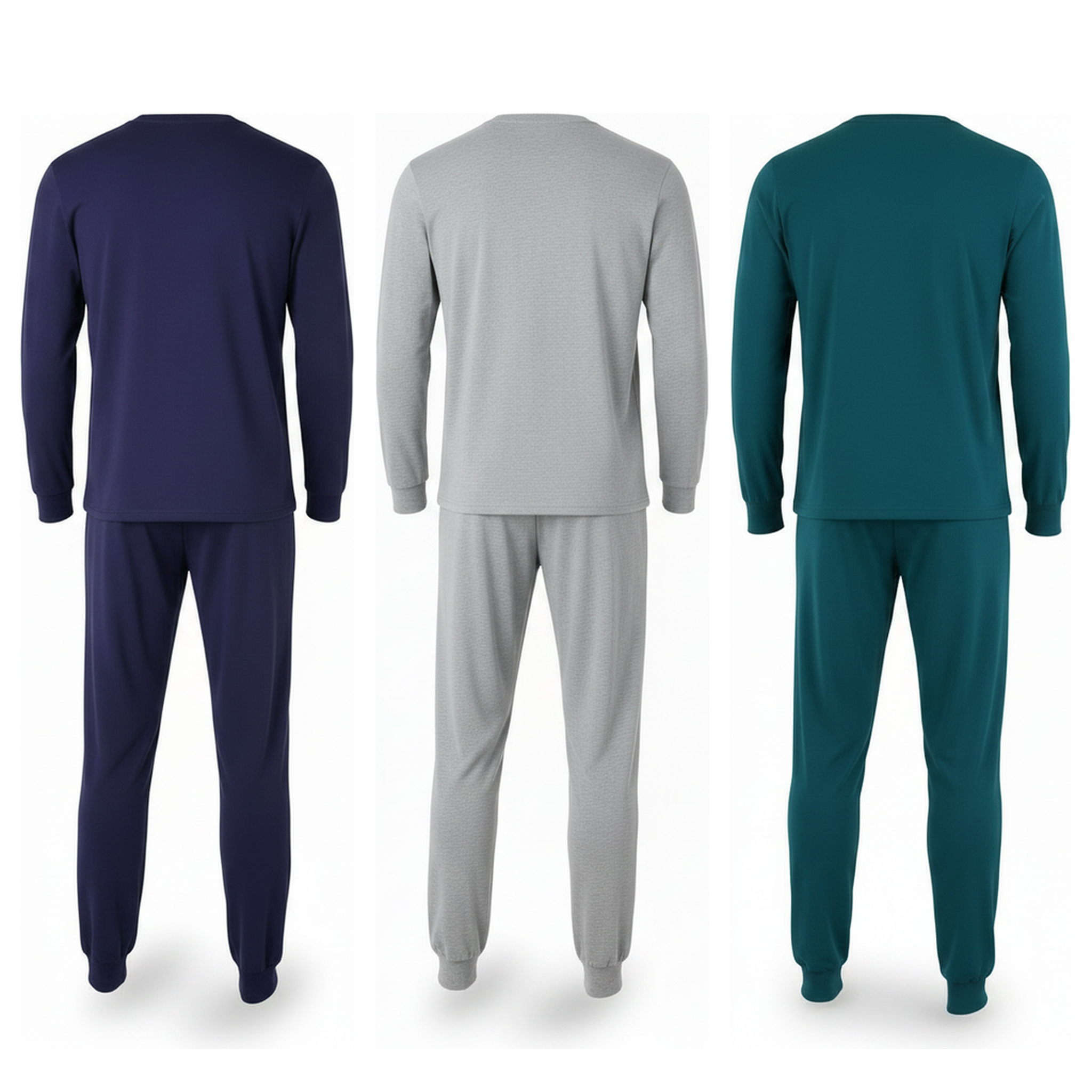 Voir la diapositive 3 : OZABI Ozabi ensemble pyjama homme doublé polaire pack de 3 coloris assortis