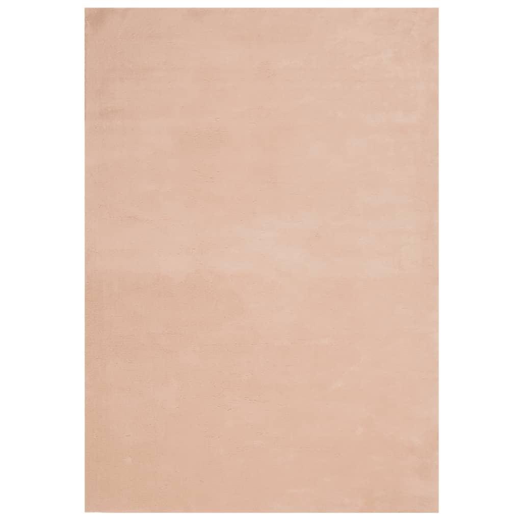 Voir la diapositive 2 : VIDAXL Tapis HUARTE a poils courts doux lavable rouge clair 160x230 cm