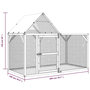 Voir la diapositive 6 : VIDAXL Poulailler 200x100x150 cm Bois de pin massif impregne