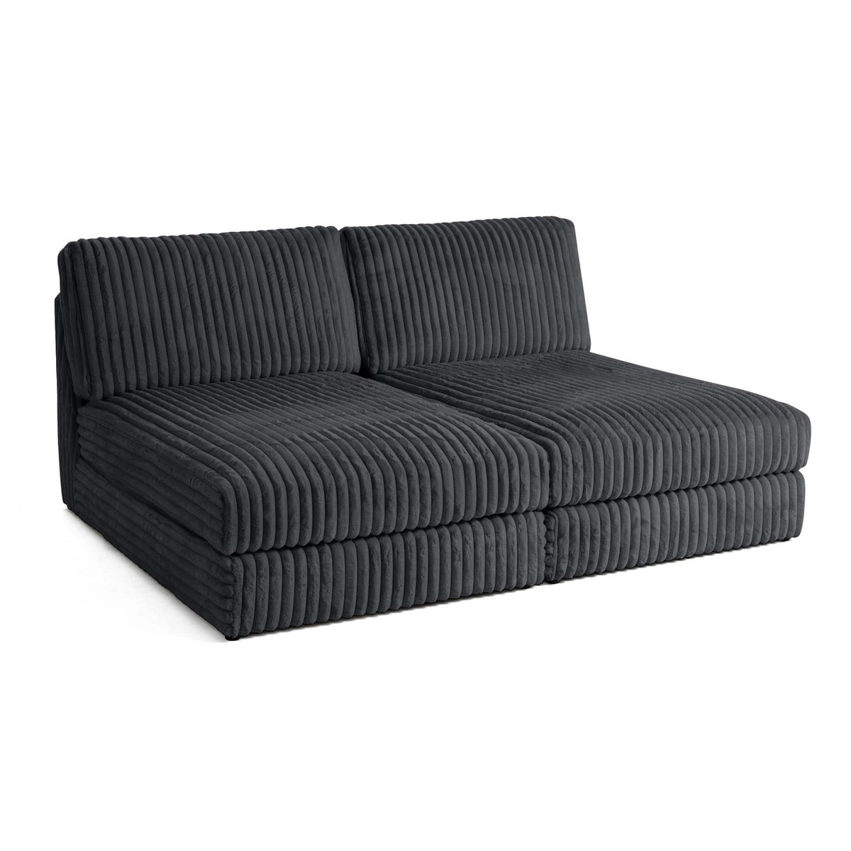 LISA DESIGN Jasper - canapé modulable 3 places - en fausse fourrure côtelée