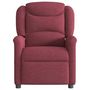 Voir la diapositive 3 : VIDAXL Fauteuil inclinable Rouge bordeaux Tissu