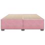 Voir la diapositive 4 : VIDAXL Cadre de lit sans matelas rose 180x200 cm velours