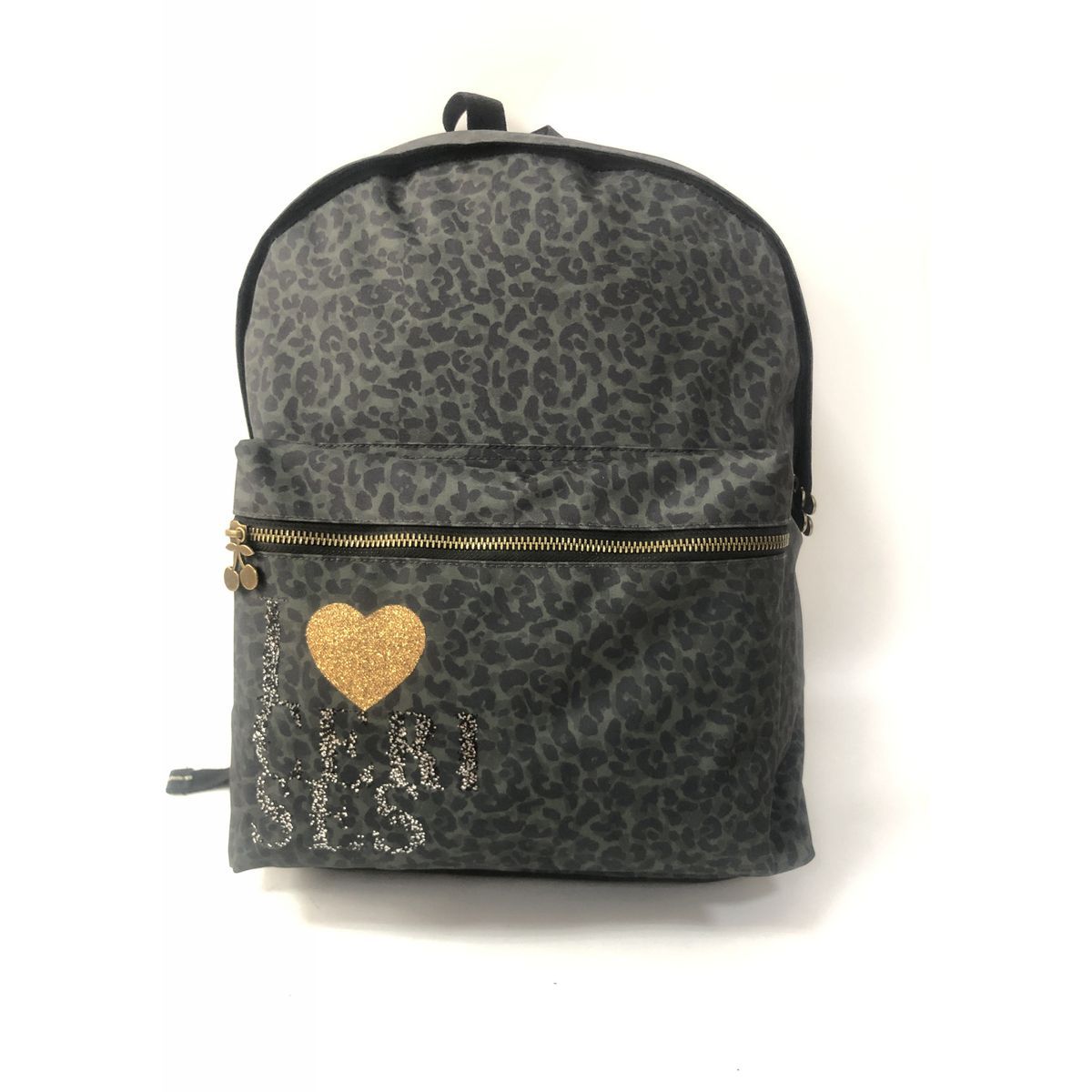 LE TEMPS DES CERISES Sac à dos 2 compartiments 43 cm gris