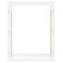 Voir la diapositive 5 : VIDAXL Support pour bois de chauffage Blanc 80x25x100 cm Bois de pin