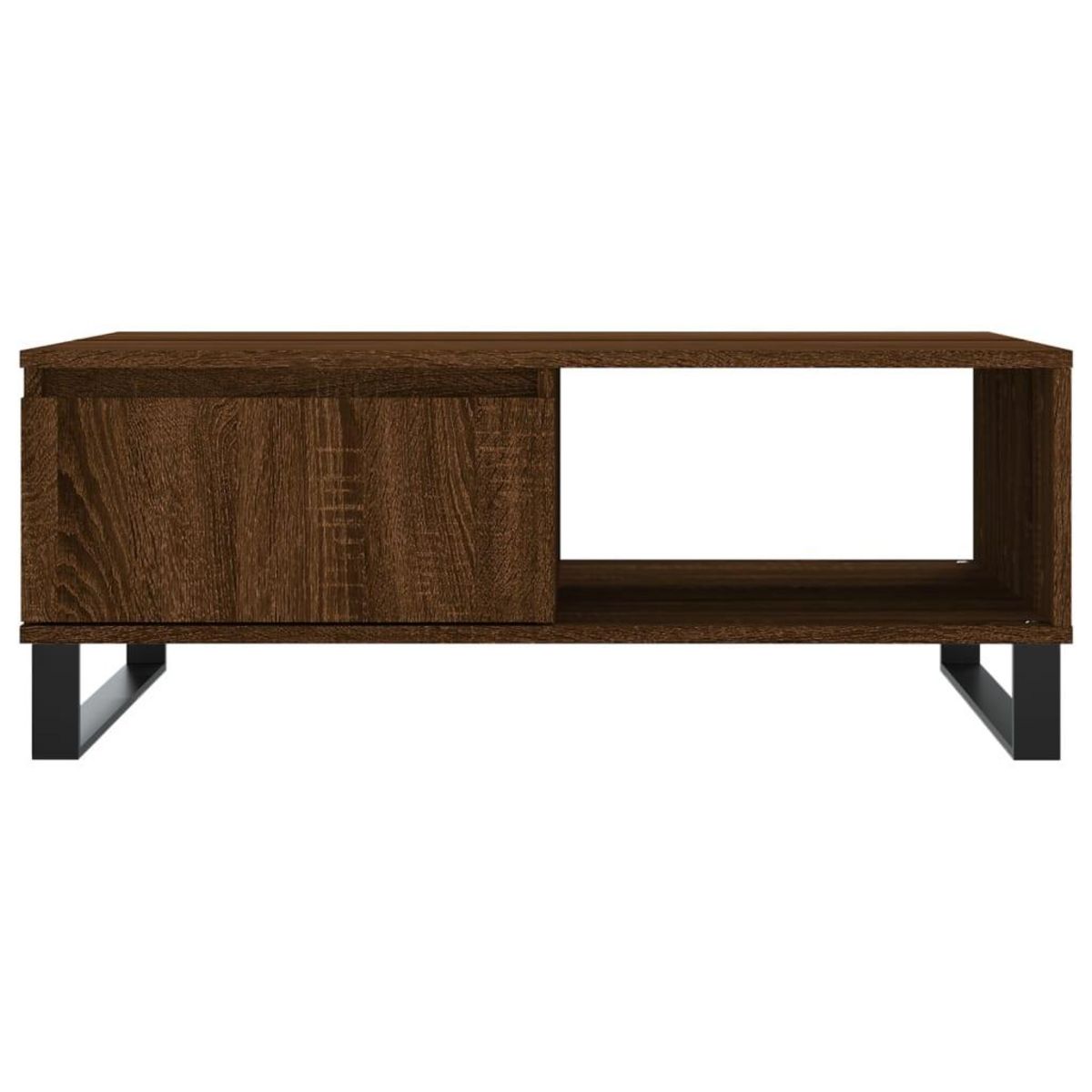 VIDAXL Table basse chene marron 90x60x35 cm bois d'ingenierie