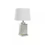 MARKET24 Lampe de bureau DKD Home Decor Mosaïque Porcelaine Doré Polyester Menthe 220 V 60 W (35 x 35 x 57 cm)