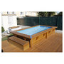 Voir la diapositive 1 : UBBINK Piscine Azura 200x350 + Pompe à chaleur Heatermax® Compact 10