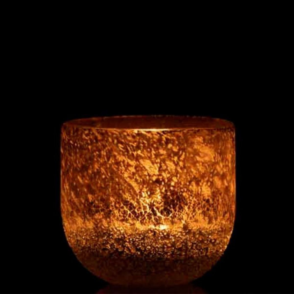 Paris Prix Photophore en Verre Design  Scavo  10cm Gris