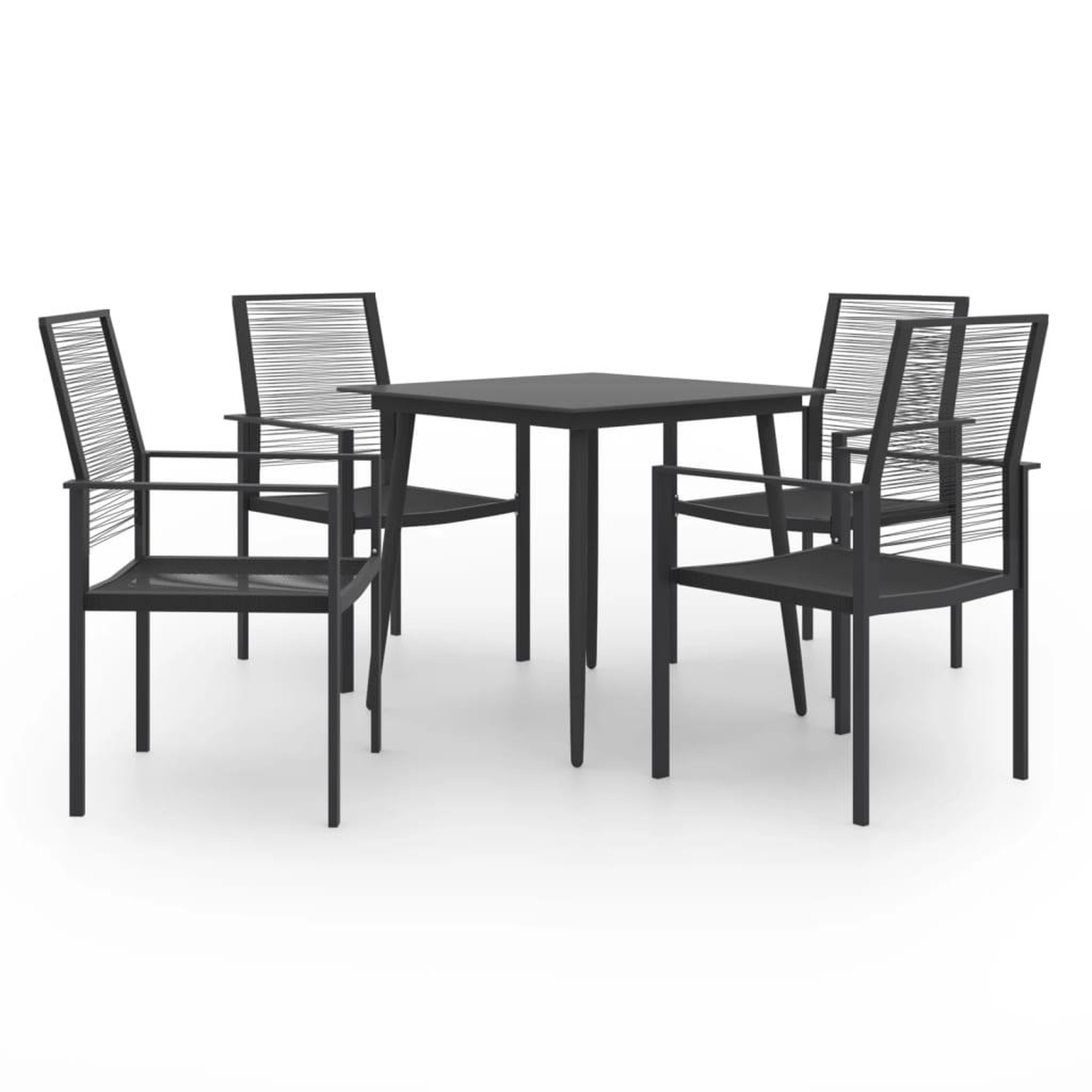 Voir la diapositive 1 : VIDAXL Ensemble a manger de jardin 5 pcs