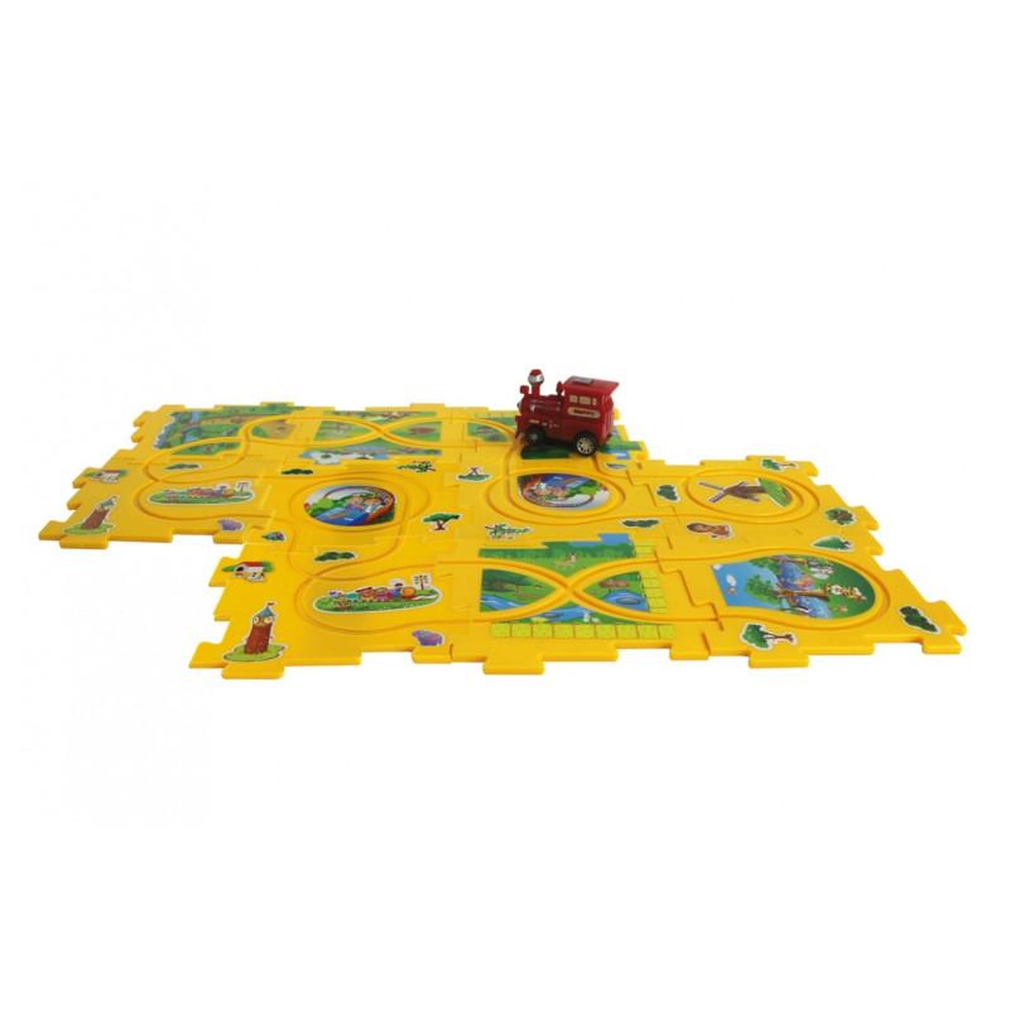 Jamara JAMARA Circuit de train en puzzle dynamique conduite autonome