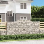 VIDAXL Paniers a gabions arques 8 pcs 300x50x140/160 cm fer galvanise