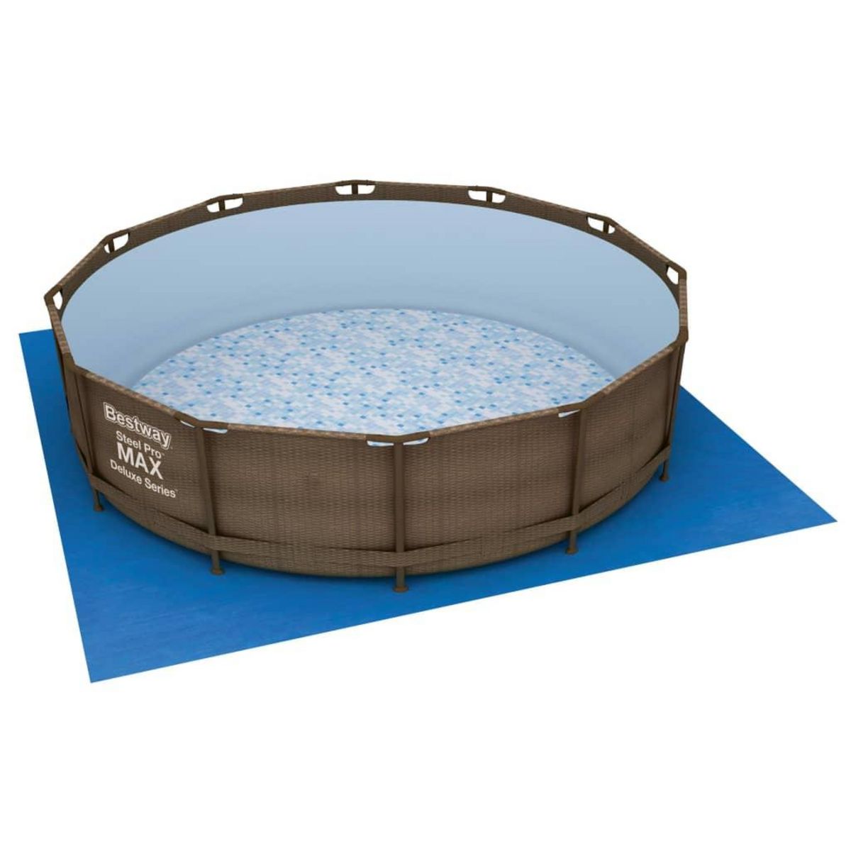 BESTWAY Bestway Tapis de sol pour piscine Flowclear 396x396 cm