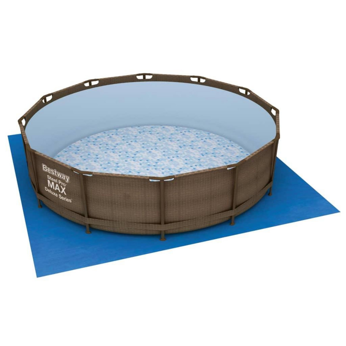 BESTWAY Bestway Tapis de sol pour piscine Flowclear 396x396 cm