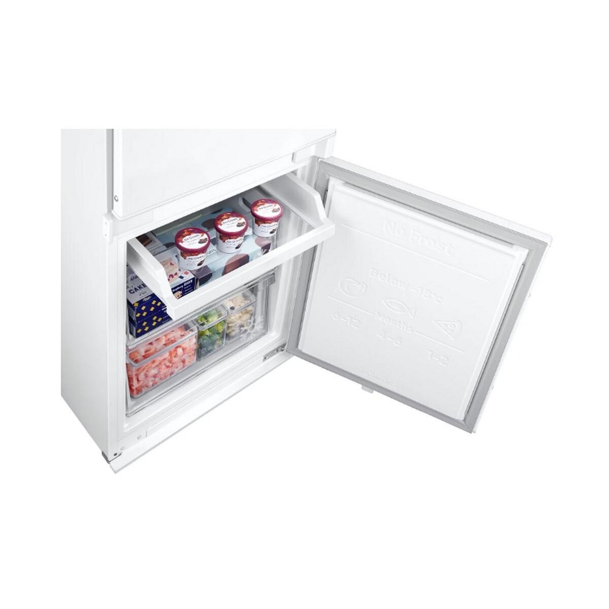 Samsung Réfrigérateur combiné intégrable à glissières 267l nofrost - BRB70F26DES0